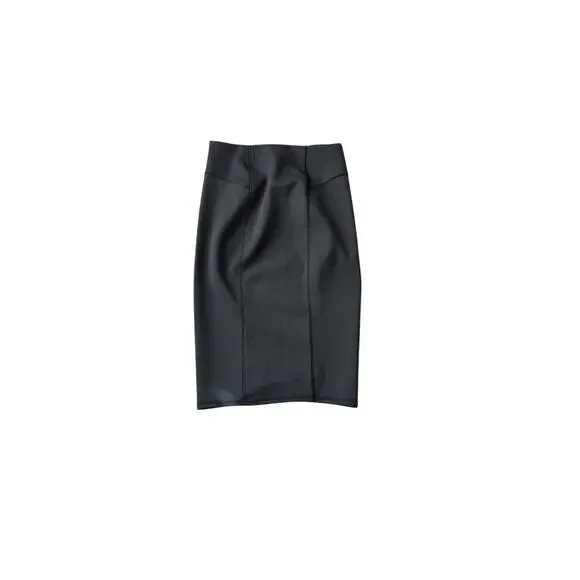 ZARA Black Stretch Pencil Skirt Size Medium – Bodycon Fit - Picture 2 of 2
